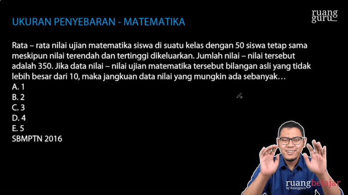 ukuran penyebaran data tunggal terbaru