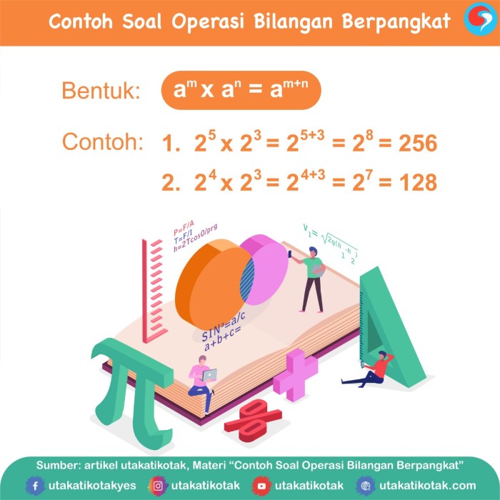 contoh soal operasi bilangan berpangkat