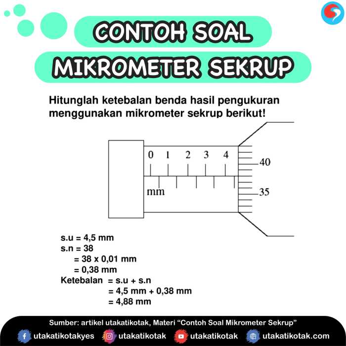 batas ukur mikrometer sekrup terbaru