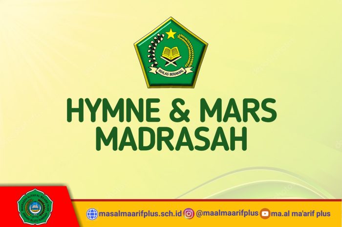 lirik arif lengkap maarif madrasah hymne