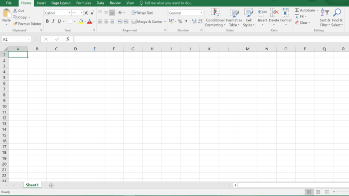 gambar tampilan microsoft excel terbaru