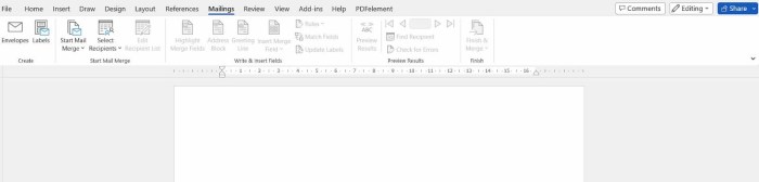 fungsi mailings pada microsoft word terbaru