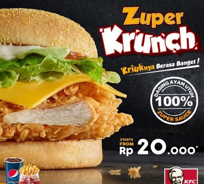 iklan burger dalam bahasa inggris terbaru