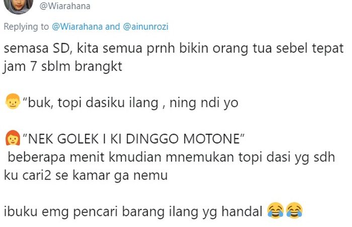 contoh percakapan ibu dan anak