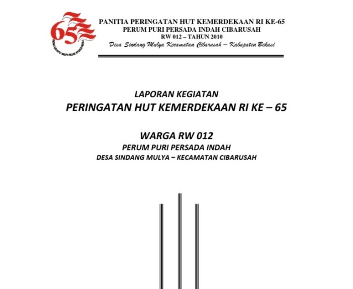 laporan kegiatan 17 agustus pdf terbaru