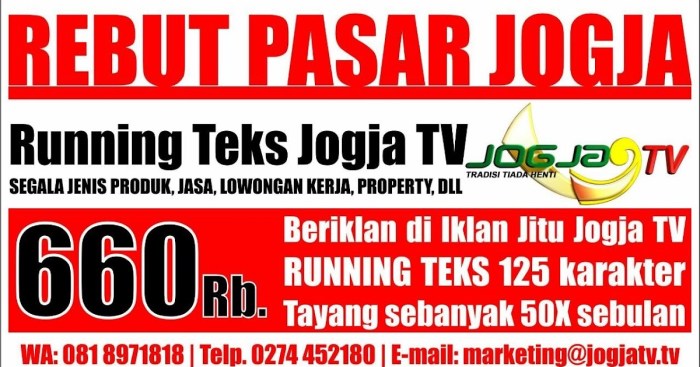 contoh iklan bahasa jawa bergambar terbaru