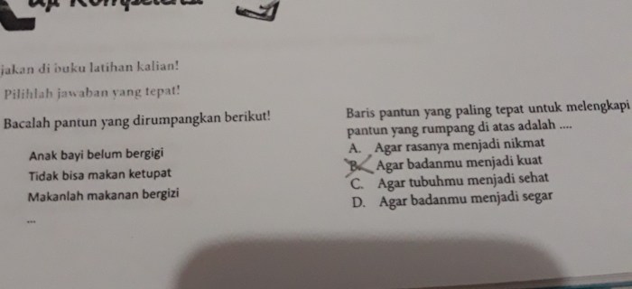 puisi tentang makanan sehat terbaru