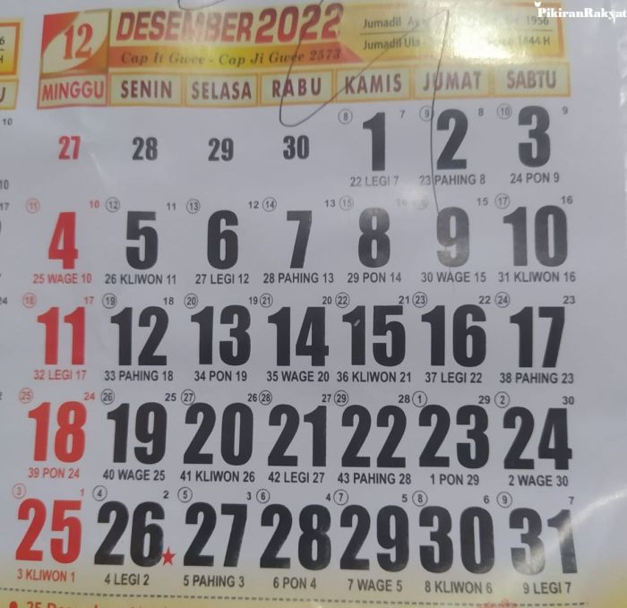 kalender jawa desember 2005 terbaru