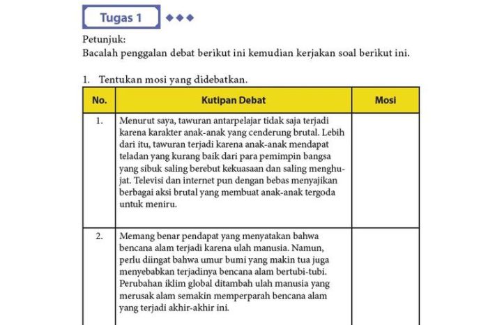 mosi debat