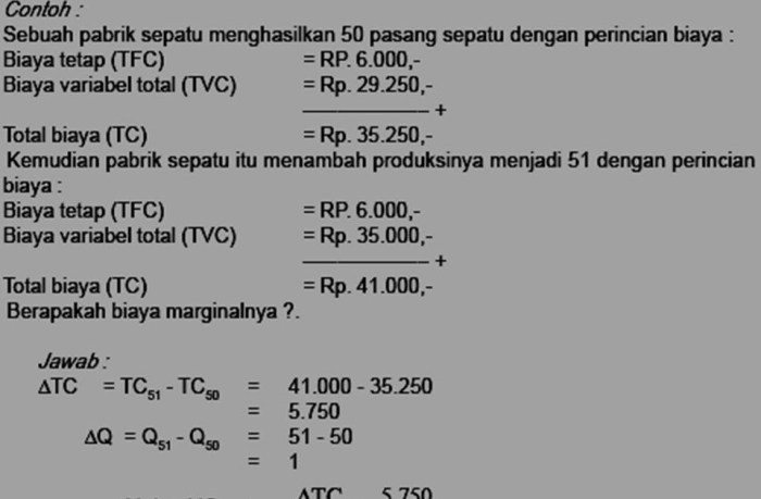 cara menghitung biaya produksi per unit