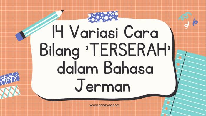 terserah dalam bahasa jawa