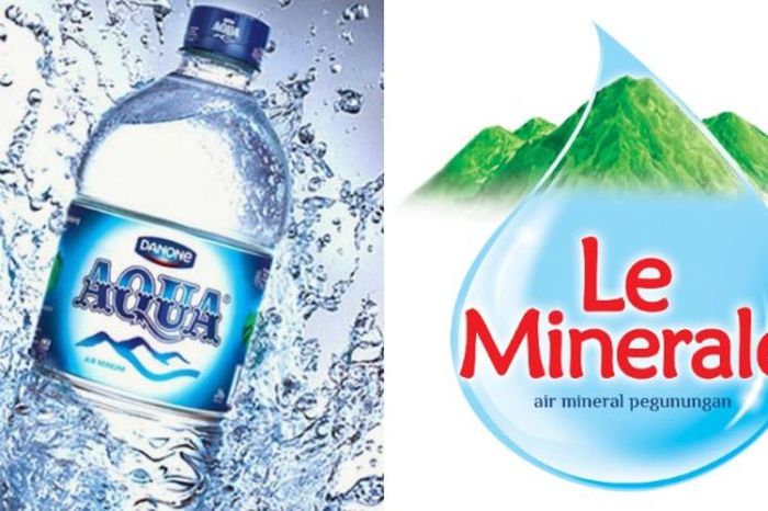 perbedaan aqua dan le minerale terbaru