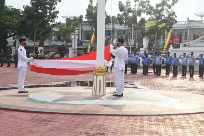 berapa tinggi tiang bendera terbaru