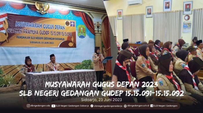 Musyawarah gugus depan dilaksanakan setiap