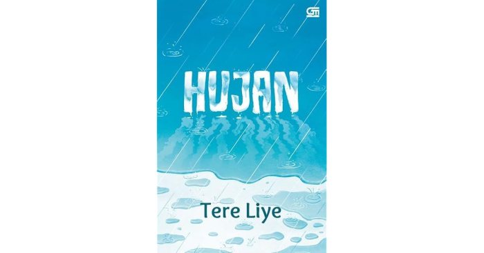 struktur novel hujan tere liye