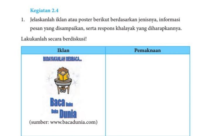 tiga contoh iklan pendidikan terbaru