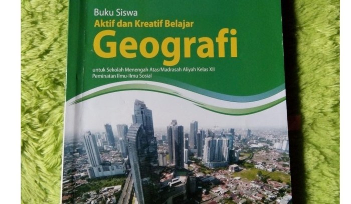 kunci jawaban geografi kelas 12 terbaru