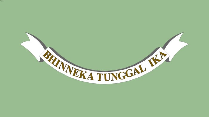 bingkai bhinneka tunggal ika