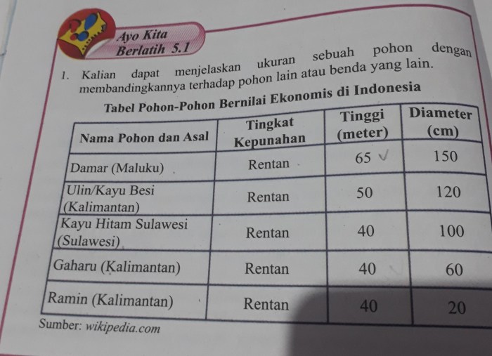 leni mengatakan bahwa keliling ulin