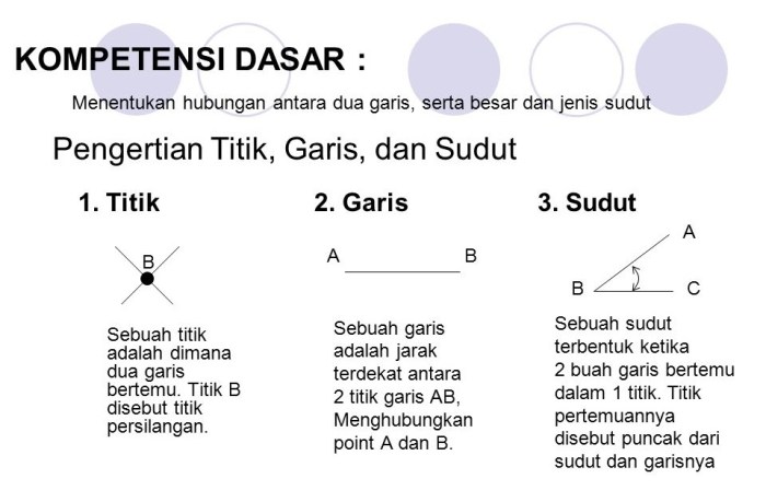 sudut soal matematika garis macam contoh latihan samping