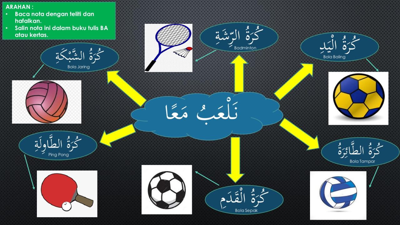 arab bahasa olahraga