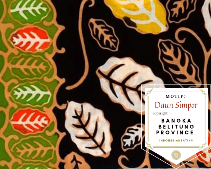 motif batik bangka belitung terbaru