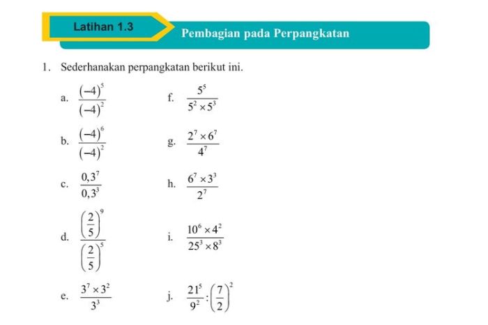 soal perpangkatan kelas 9 terbaru