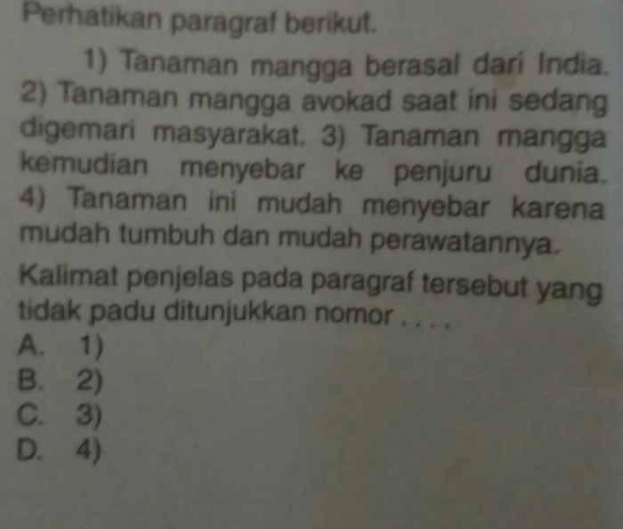 kalimat penjelas tidak padu