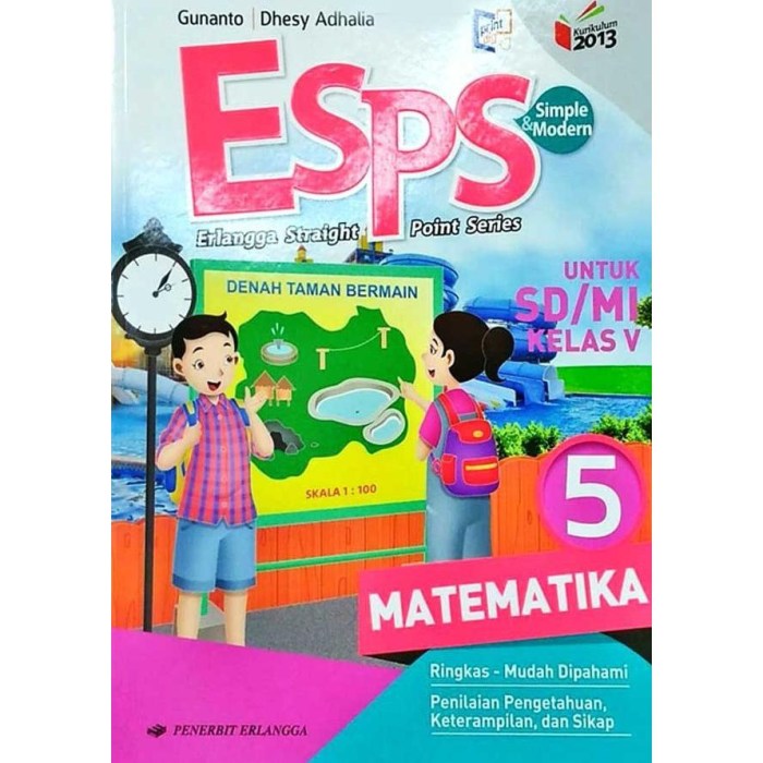 matematika esps kelas jawaban kunci kurikulum erlangga