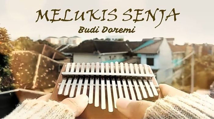 not angka kalimba melukis senja