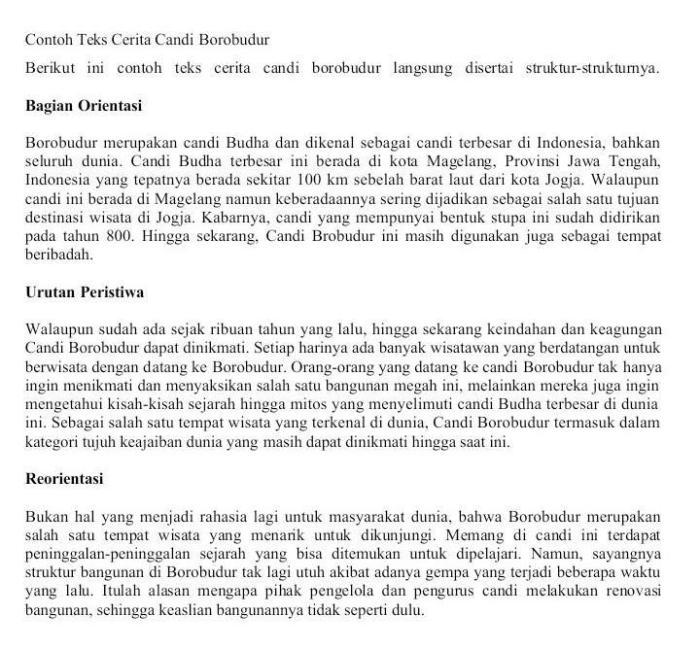 struktur novel sejarah rumah kaca