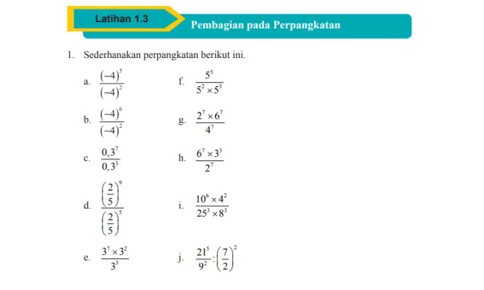 sederhana perpangkatan berikut ini terbaru