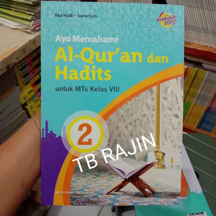 buku quran hadits kelas 8