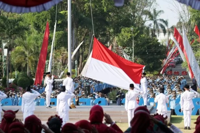 upacara agustus bupati kantor kasongan ikuti ketua