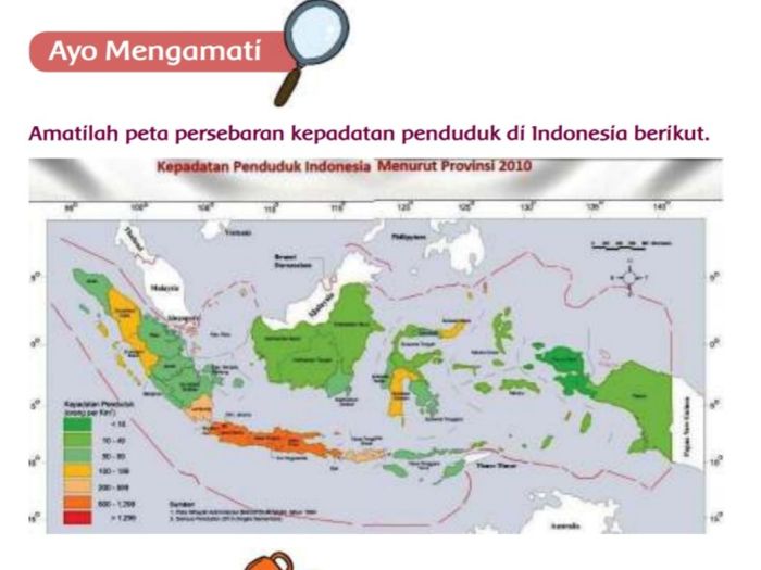 berapa jumlah kepadatan provinsi lampung