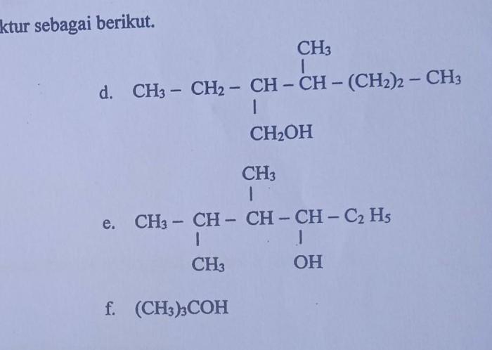 tulislah nama iupac dari eter berikut