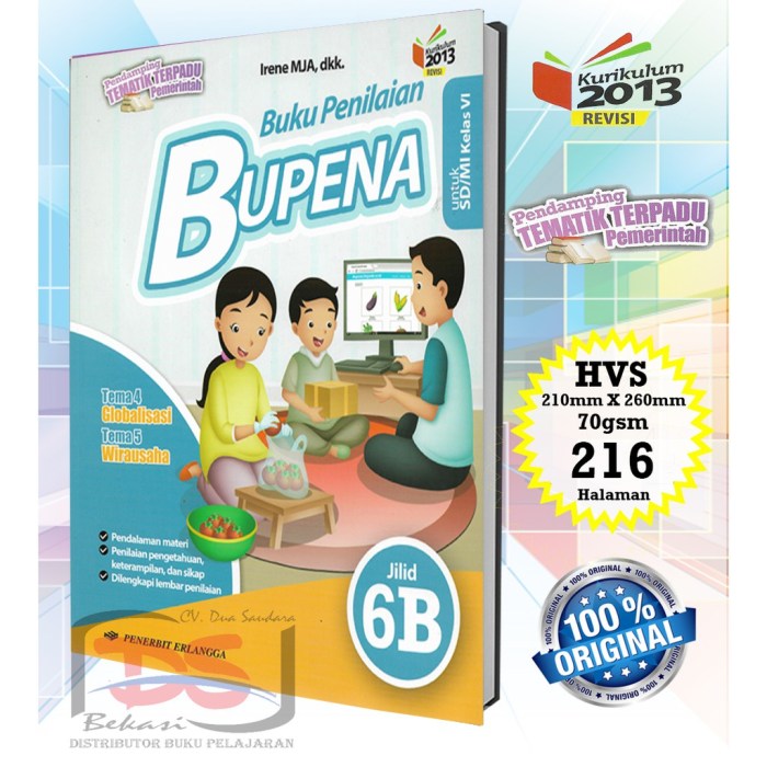 download buku bupena kelas 6 terbaru