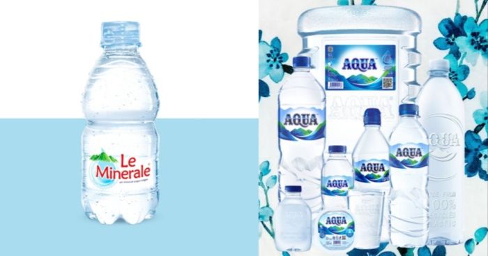 perbedaan aqua dan le minerale terbaru