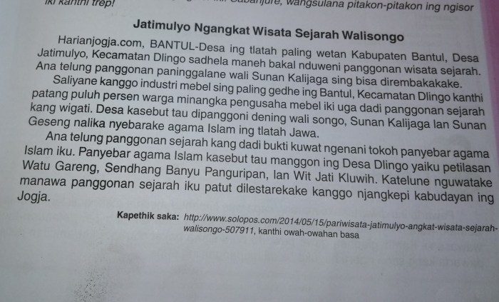 contoh doa bahasa jawa singkat terbaru