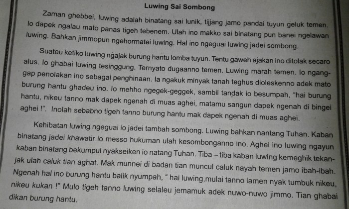 cerita dalam bahasa lampung