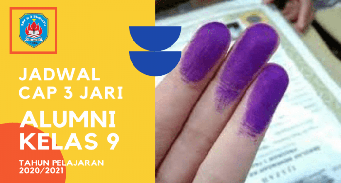 cap 3 jari ijazah tangan kanan atau kiri terbaru