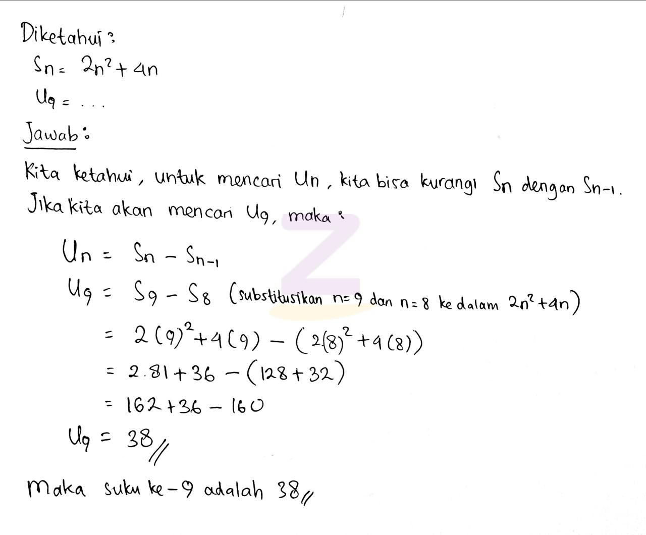 banyak suku pada deret 3 6 9 108 adalah terbaru