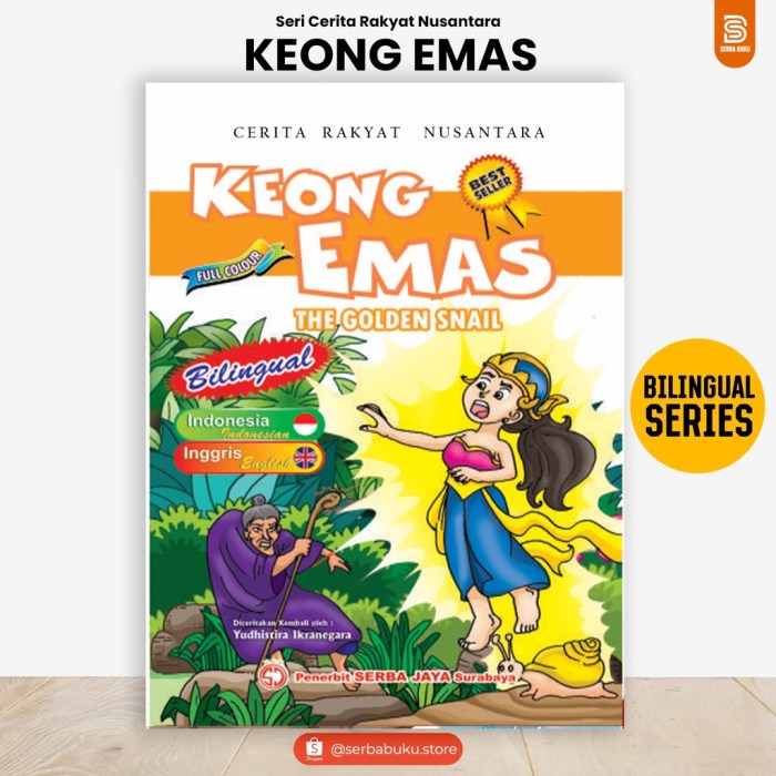 cerita rakyat keong mas bahasa inggris