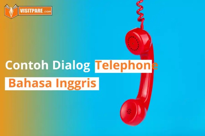 dialog telepon bahasa inggris