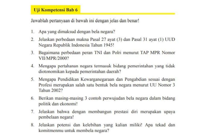 kunci jawaban pkn halaman kompetensi uji kosingkat pembukaan