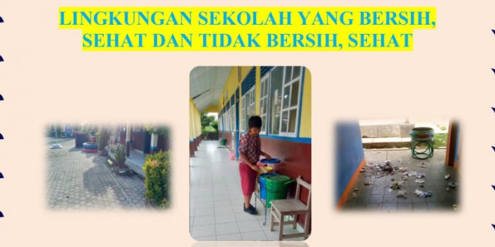 sekolah lingkungan bersih kelas pendidikan papan