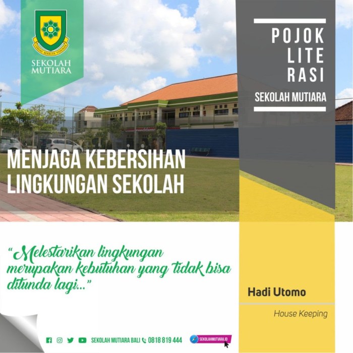 artikel kebersihan lingkungan sekolah terbaru