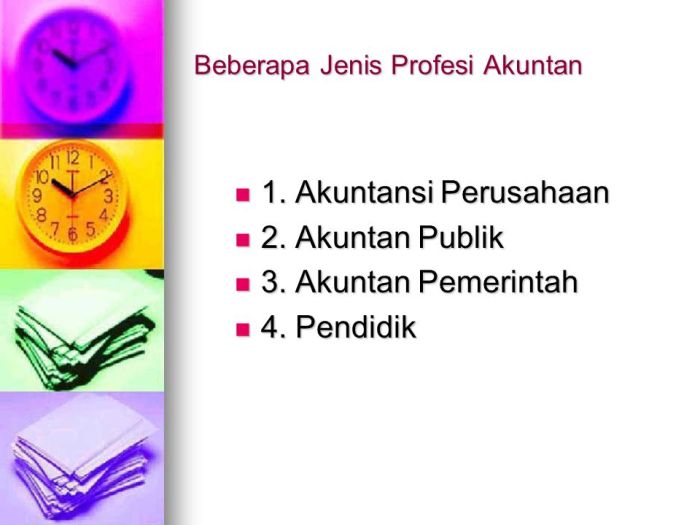 jelaskan empat profesi akuntansi