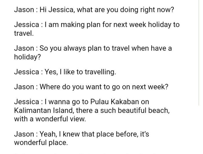 paragraf bahasa inggris tentang liburan