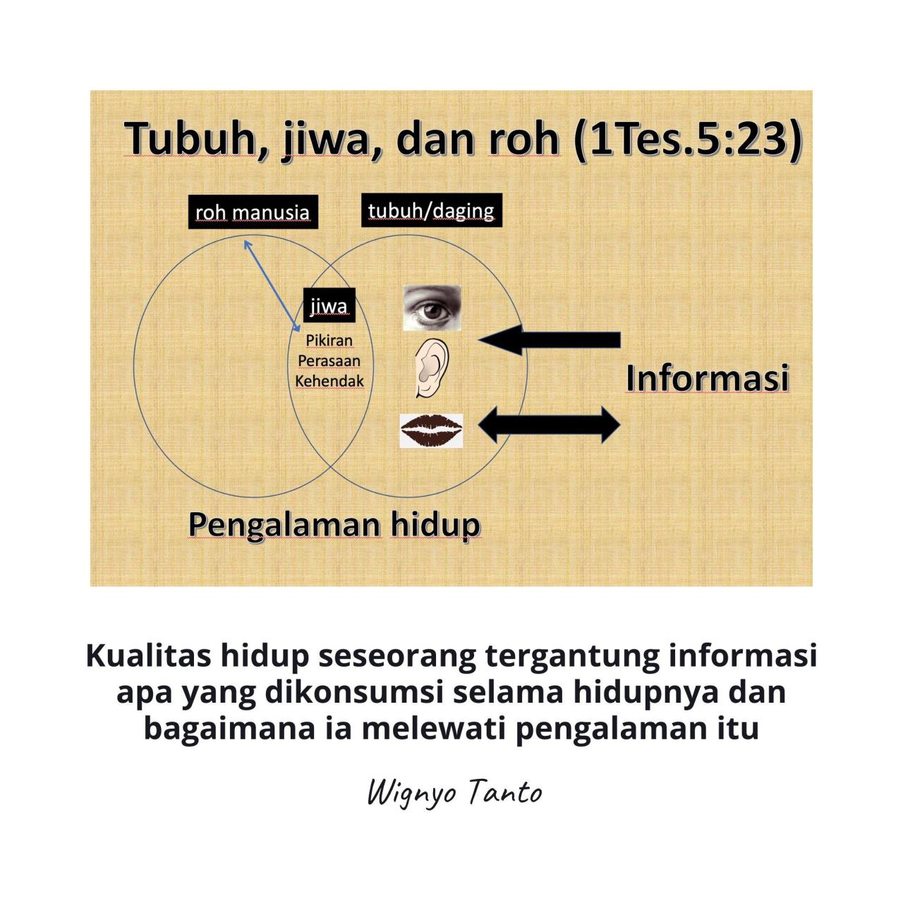 perbedaan tubuh jiwa dan roh